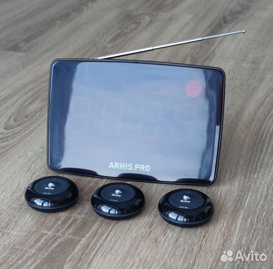 Кнопка вызова официанта, табло вызова - комплект