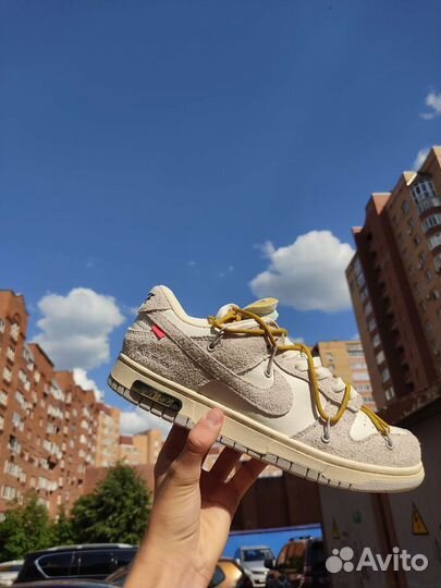 Кроссовки nike sb dunk low off white
