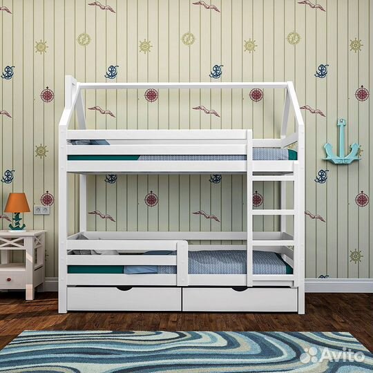 Двухъярусная детская кровать новая