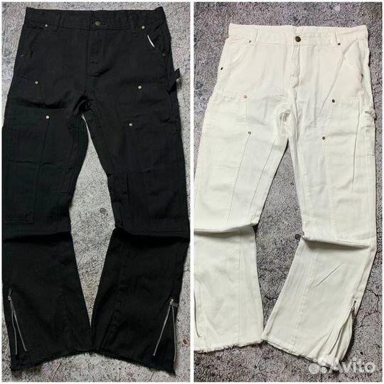 Джинсы Zara Flared Zip Rick Owens Клеш