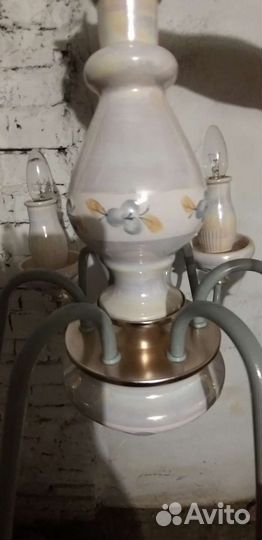 Люстра фарфоровая СССР