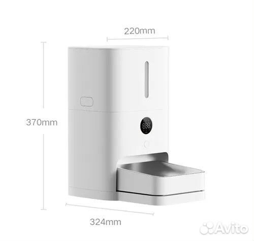 Умная кормушка Xiaomi mijia SMART pet feeder 2