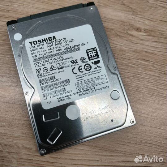 Жесткий диск 1 тб 2.5 toshiba