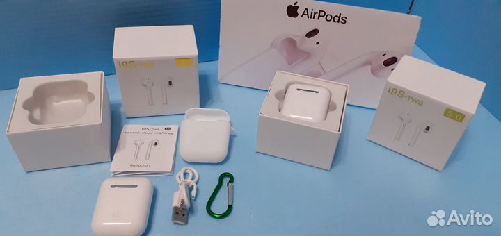 Airpods беспроводные наушники i9S Tws блютуз 5.0