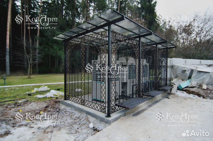 Кованые навесы от производителя