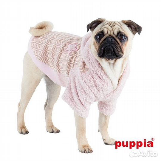 Puppia худи с капюшоном с узором 