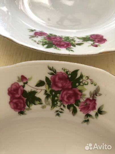 Тарелки фарфор Япония 6 штук