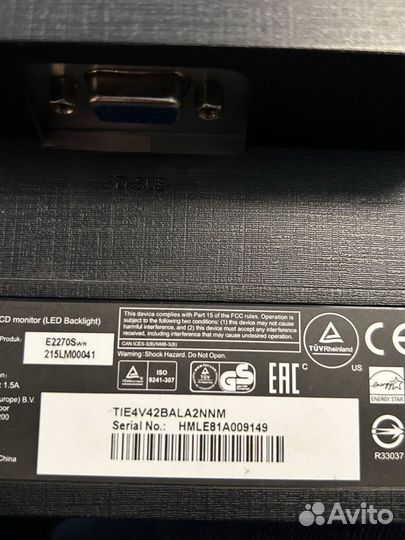 Монитор aoc 21,5