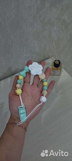 Именные силиконовые Держатели д/грызунков и сосок