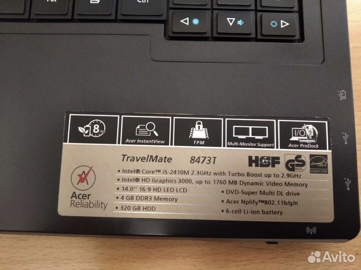 Acer TravelMate 8473T