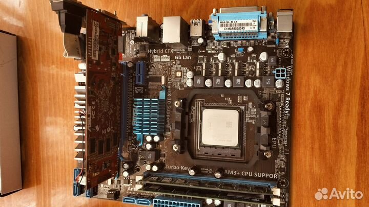 AMD Athlon II X4 640, SocketAM3 + asus M5A78L-M LX
