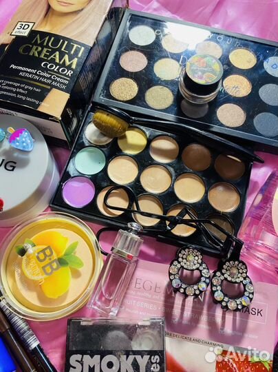 Косметика палетки бесплато и остатки