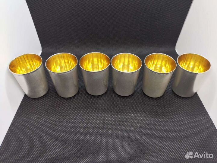 Стопки Рюмки серебро Таллин 875 проба #111