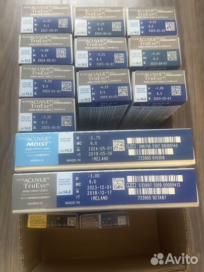 Линзы контактные