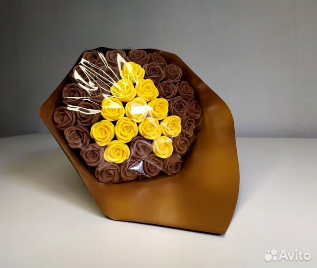 Шоколадные Розы - 37 шт в Букете