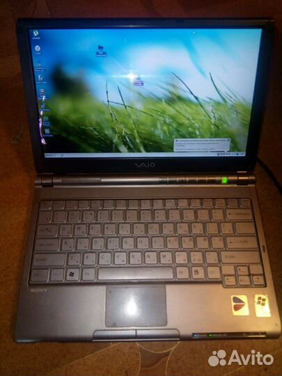 Sony ретро мини-ноутбук с DVD/1,5Gb/80Gb/Япония