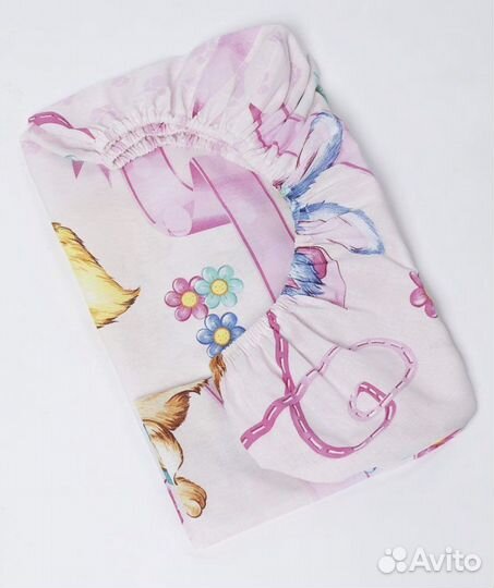 Простынь на резинке 160 80