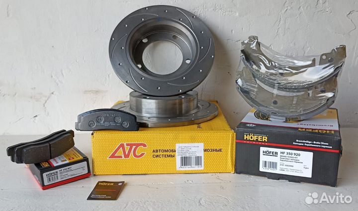 Тормозные диски LADA niva 4х4, Chevrolet niva