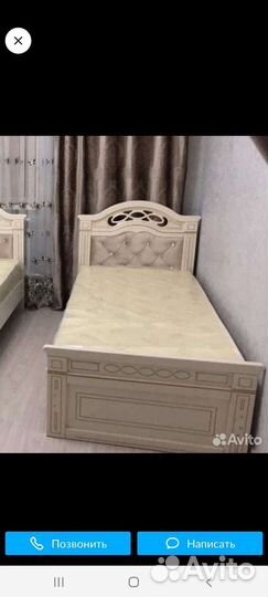Кровать новая 15т с матрасом
