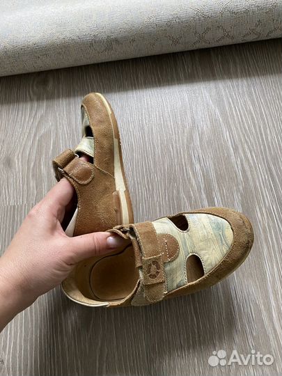 Кожаные туфли 26