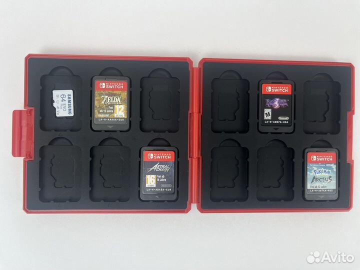 Кейс для игр Nintendo Switch - Mushroom