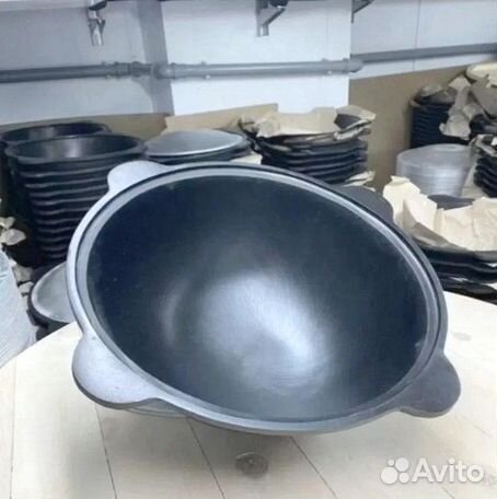 Казан новый + крышка