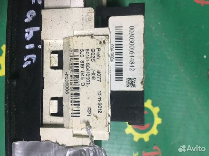 Блок управления печкой Skoda Fabia 2