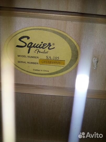 Гитара Fender Squier SA-105