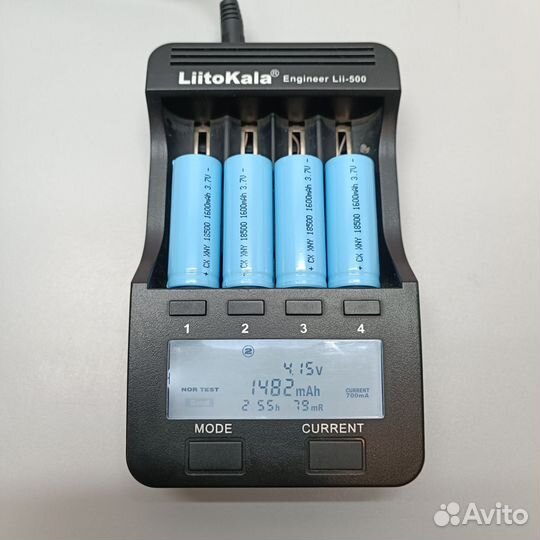 Аккумулятор Icr 18500 1600 mAh