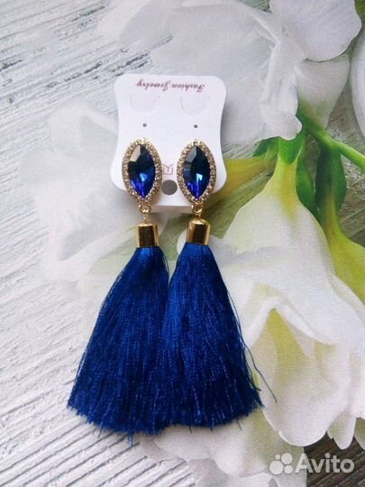 Серьги-кисти