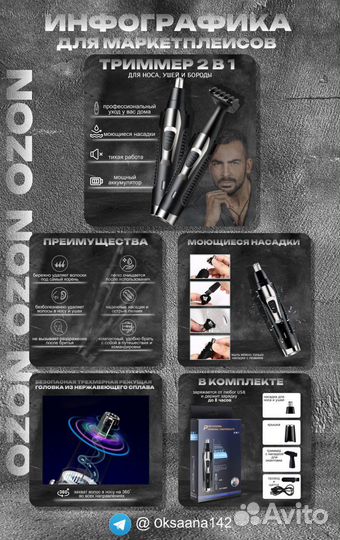 Инфографика для маркетплейсов