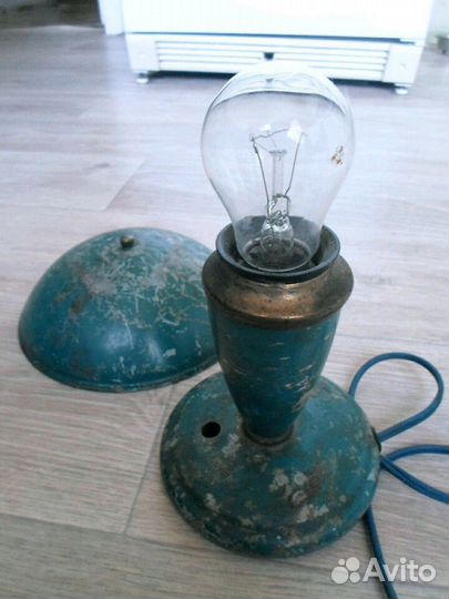 Лампа железная СССР