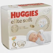 Подгузники Huggies elite soft 0 (3упаковки25 шт)