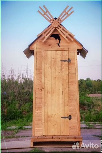 Дачный туалет с установкой HME557