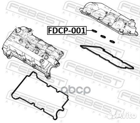 Уплотнитель свечного колодца fdcp001 Febest