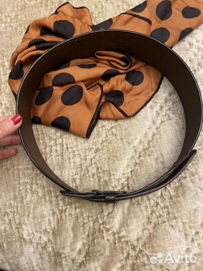 Ремень женский кожаный широкий