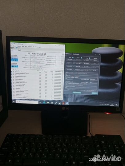 Компьютер в сборе core i3-7100/8Gb/128Gb/500G/450w