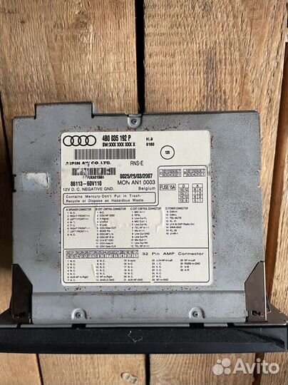 Магнитола audi tt