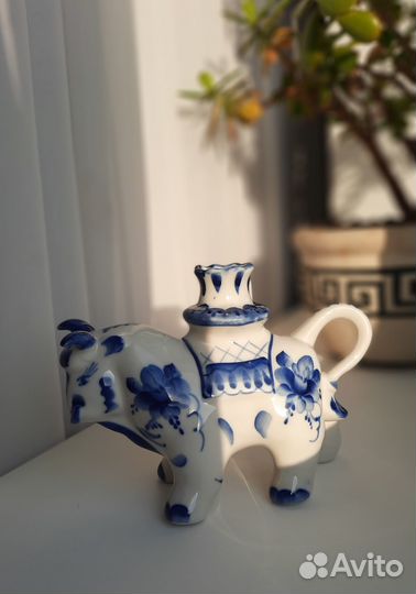 Гжель подсвечник