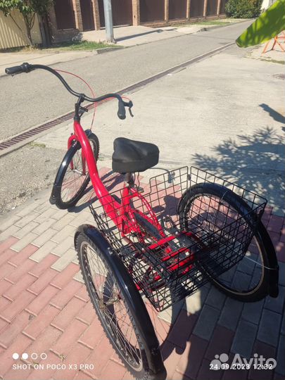 Трехколесный велосипед для взрослых