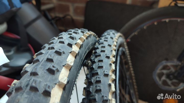 Покрышки schwalbe 26x2.25 rapid rob и rocket ron