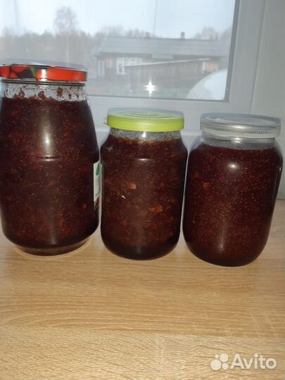 Домашнее варенье из земляники малины