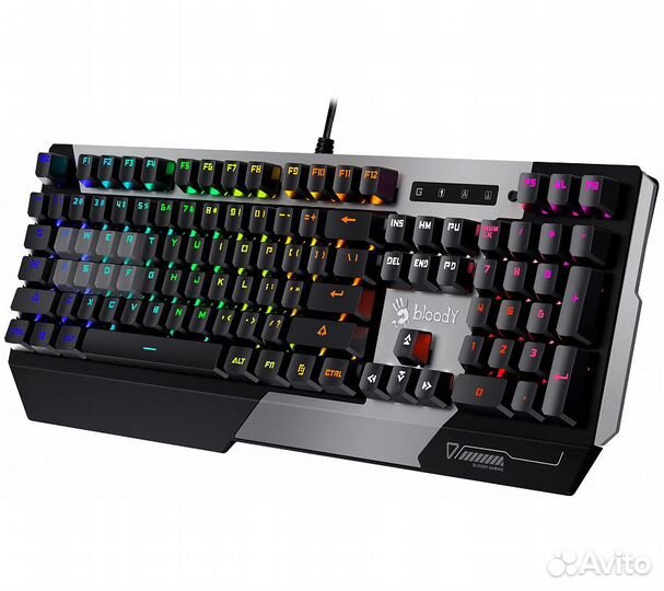 Механическая клавиатура A4Tech Bloody B865N, серый