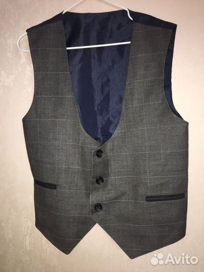 Школьная форма серая в клетку