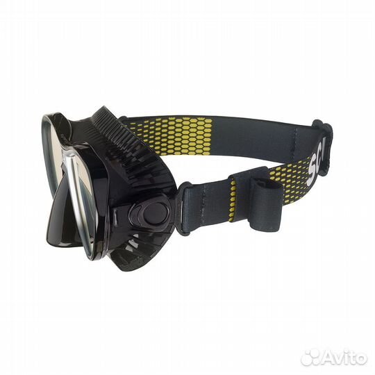 Оголовник для маски Scubapro Comfort чёрный/жёлтый