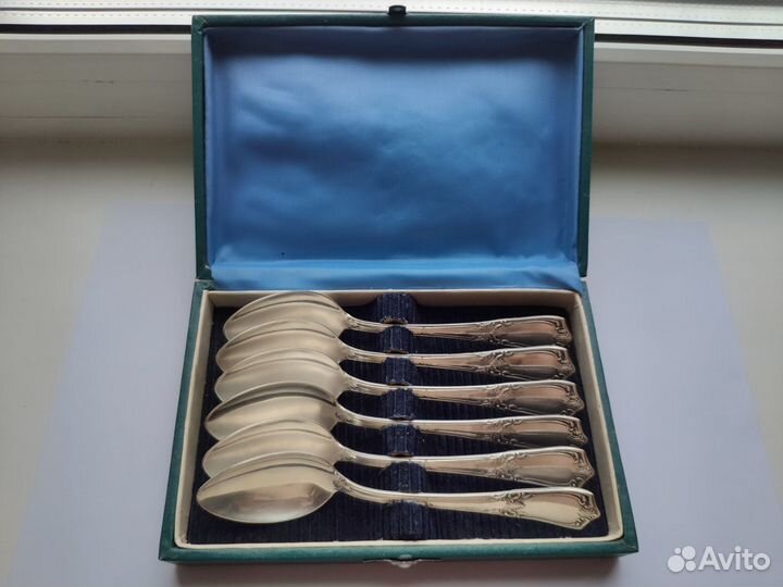 Наборы чайных серебряных ложек СССР