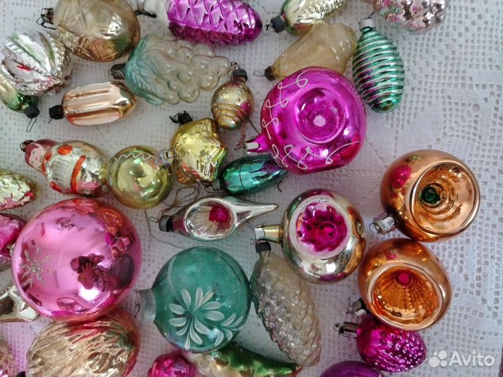 Елочные игрушки СССР одним лотом
