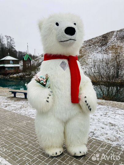 Белый Мишка Аренда Белого Медведя,костюм на прокат