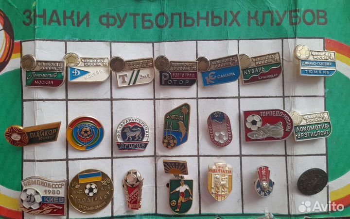 Значки футбольных клубов России. Значки футбол