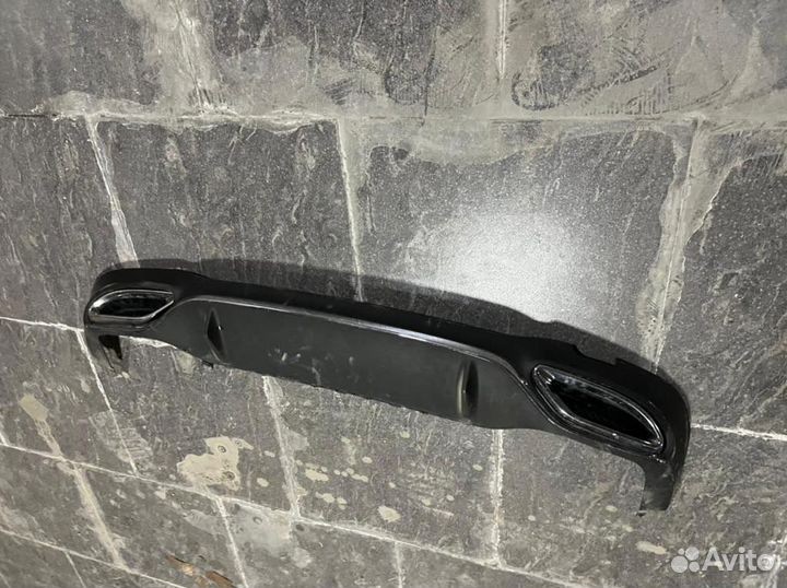 Диффузор заднего бампера w213